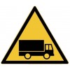 Cart. pericolo passaggio veicoli - Lato 350 mm