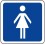 Cart. informativo toilette donne 120x120