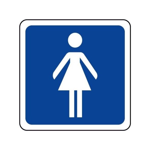 Cart. informativo toilette donne 120x120