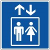 Etichetta segnalazione ascensore 120x120