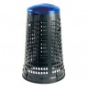 Trespolo rifiuti da 110 lt coperchio blu
