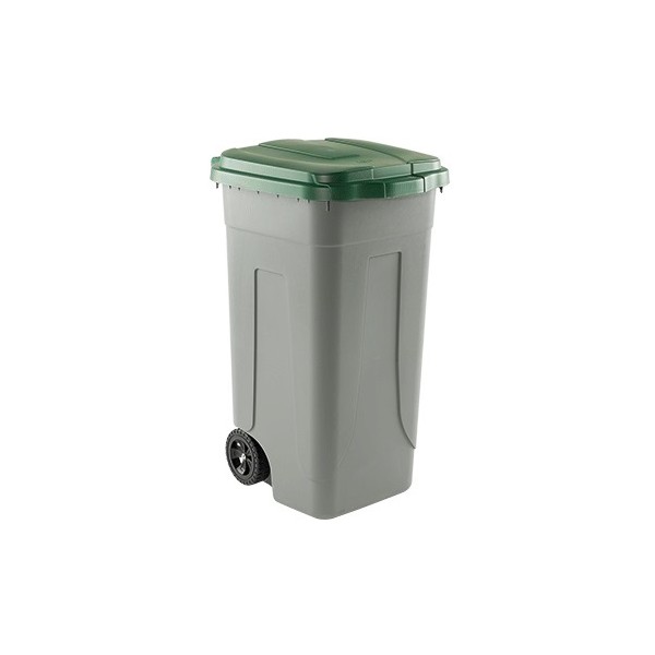 Bidone da 100 lt coperchio verde