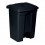 Pattumiera in plastica nera 50 lt