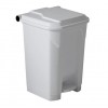 Pattumiera in plastica bianca 50 lt