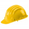 Elmetto semplice in politene giallo