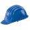 Elmetto semplice in politene blu