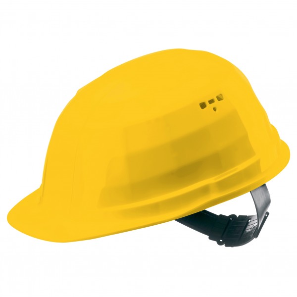 Elmetto in polietilene giallo