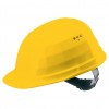 Elmetto in polietilene giallo