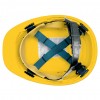 Elmetto in polietilene giallo