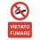 Cartello con divieto di fumare 333 x500