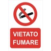 Cartello con divieto di fumare 333 x500