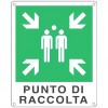 Cartello segnalatore punto di raccolta