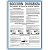 Cartello soccorsi d'urgenza ai colpiti da corrente