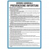 Cartello norme generali di prevenzione infortuni
