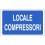 Cartello informativo locale compressori