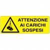 Cartello di pericolo per carichi sospesi