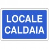 Cartello segnalatore locale caldaia