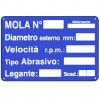 Cartello compilabile per mola