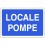 Cartello segnalatore locale pompe