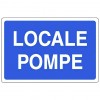 Cartello segnalatore locale pompe