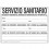 Cartello compilabile servizio sanitario