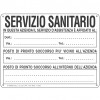 Cartello compilabile servizio sanitario