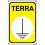 Cartello di segnalazione terra con simbolo