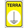 Cartello di segnalazione terra con simbolo