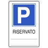 Cartello compilabile parcheggio riservato