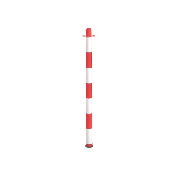 Paletto in PVC bianco/rosso