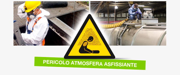 Nuovo simbolo atmosfera potenzialmente asfissiante