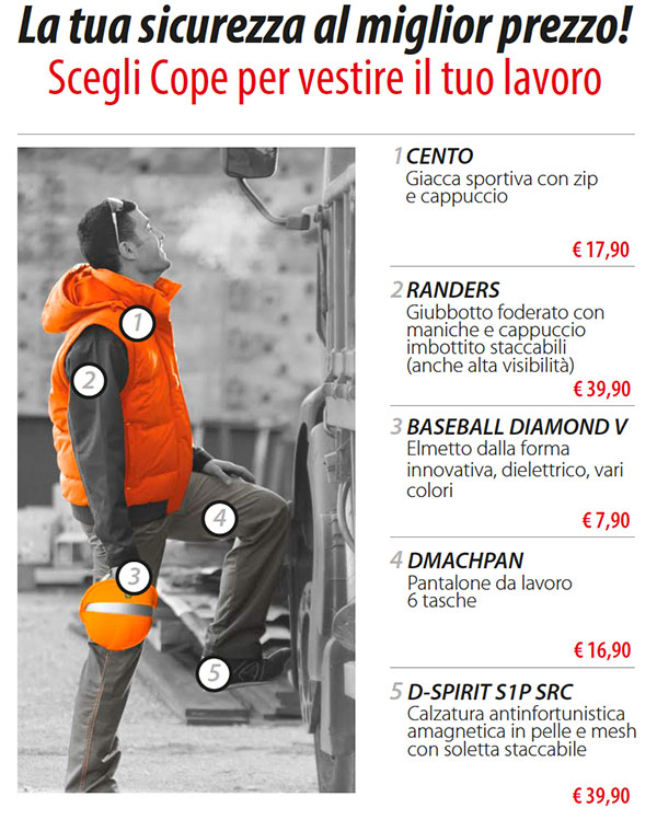 PROMOZIONE cope antinfortunistica brescia