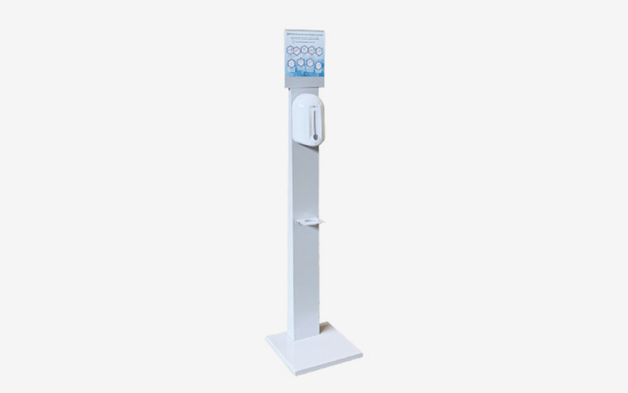 Colonnina porta dosatore automatico per l’igiene delle mani