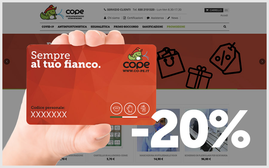Scopri i prodotti scontati al -20%