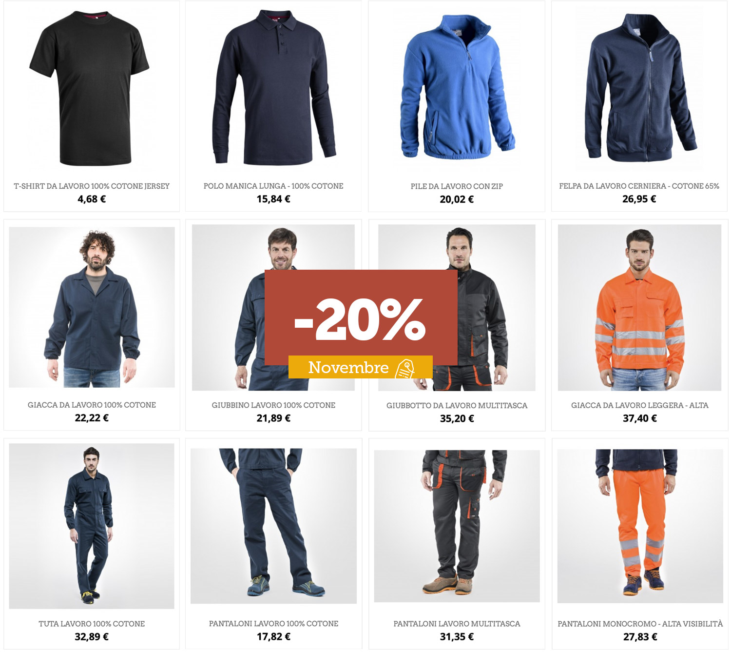 Nuova area abbigliamento: approfitta della promo lancio!