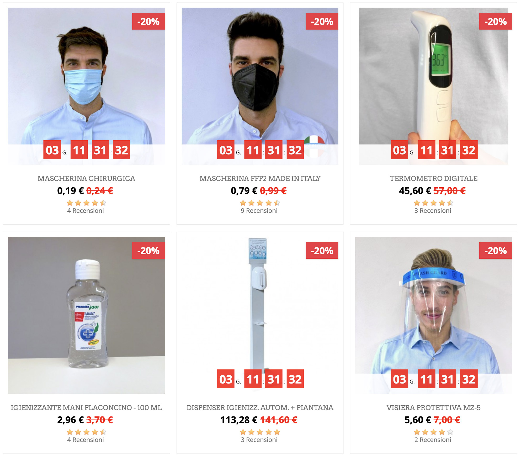 Shop online: ultimi giorni al -20%